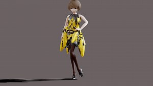 Procedural Hard Surface Modeling Test 21.002 - 3D model by asaito