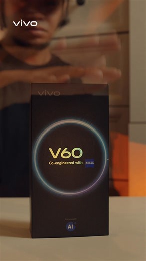 17M views · 90K reactions | Crafted to perfection, the vivo V60 boasts a sleek and elegant design—your perfect partner in style and performance. #vivoV60 #vivoZeissPortraitSoPro #vivoV60ZeissTelephotoSoPro | vivo | Facebook