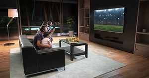 Family Watching Soccer Moment On Tv Stock Footage Video (100% Royalty-free) 1015440847 | Shutterstock