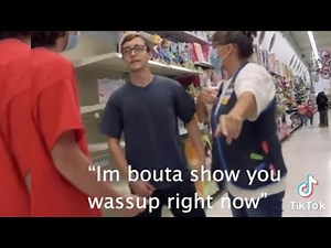 (Full Video) Walmart Employee tries to fight Tik Tok Prankster - Prank Gone Wrong