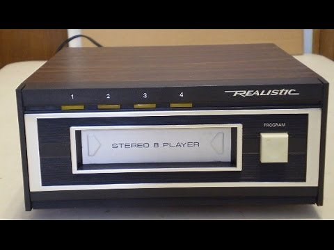 1989 Realistic TR-169 8-track tape player