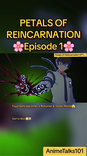 Toya Senji becomes a RETURNER🔥THIEF🔥Anime React To Petals Of Reincarnation Episode 1 Reaction Edit