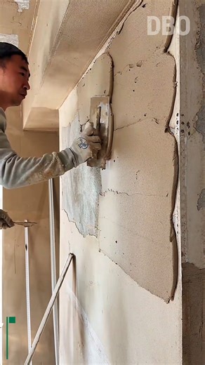 Pro Wall Plaster Leveling | Smooth Surface Technique with Screed Guide