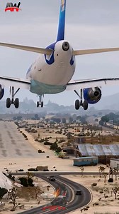 Thomas Cook Flight Narrowly Avoids Disaster as Unexpected Plane Crosses Path During Landing GTA 5 | Airplane World