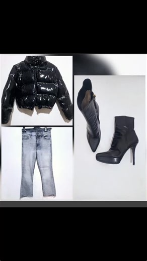 Bookurdress on Instagram: "IT IS ALL ABOUT CREATING UR OWN STYLE 🔥 🎈Y.S.L PARIS HIGH HEELS BOOTS SIZE 38.5 P: 80 🎈MOTHER CROP DENIM SIZE SMALL 22 $ 🎈PRETTY LITTLE THINGS VINYL PUFFER JACKET SIZE SMALL P: 20 ALL EXCELLENT CONDITION"