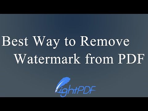 Best and Easy Way to Remove Watermark from PDF