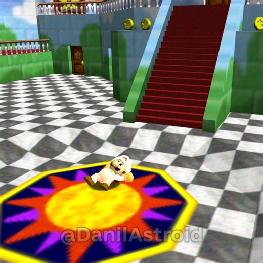 (Moments) Fell down from nowhere🔥 #sm64 #sm64machinima #mario