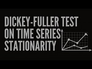 Dickey-Fuller test for Time Series Stationarity using Python