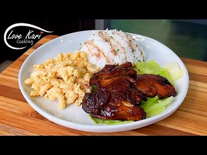Hawaiian BBQ Chicken and Macaroni Salad Recipe (Better than Takeout!)