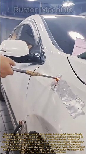 DIY Car Dent Fix Using a Spot Welder Dent Puller: Pro Body Shop Secrets The Dent Puller Machine