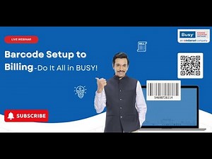BUSY Barcode Configuration – Setup to Billing in Minutes! 🚀 | Full Guide for Retailers & SMEs