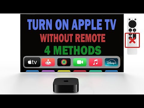 HOW TO TURN ON APPLE TV WITHOUT REMOTE ! 4 Methods