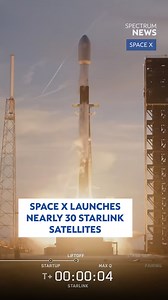 SpaceX used its Falcon 9 rocket to send up Starlink 6-95 mission that contained nearly 30 Starlink satellites. It lifted off from Space Launch Complex 40 at Cape Canaveral Space Force Station just a little bit ago. | Spectrum News 13
