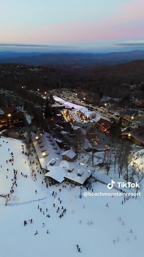 Sunset Views on Beech Mountain in North Carolina