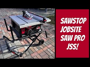 SawStop Jobsite Saw Pro JSS Unboxing/Set-Up!