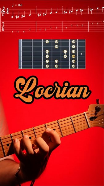 Pure Evil Sound 👿 Discover the Locrian Mode on Guitar