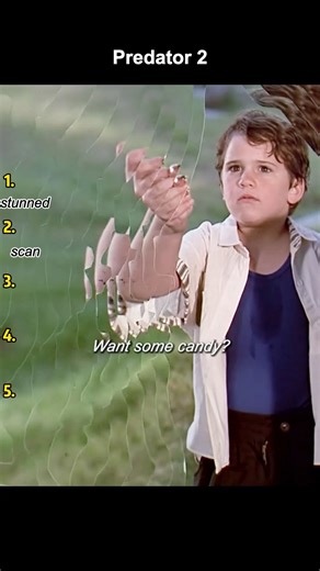 The Boy Offers Candy to the Predator #shorts