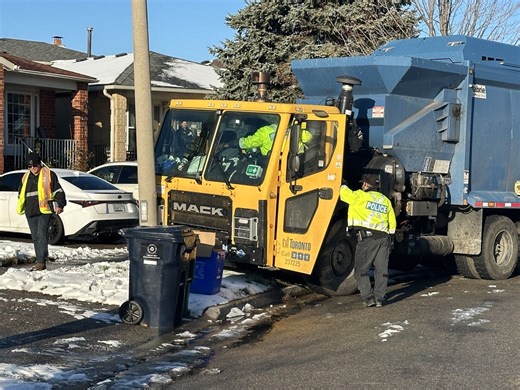 City of Toronto worker, 66, dead after being run over by garbage truck