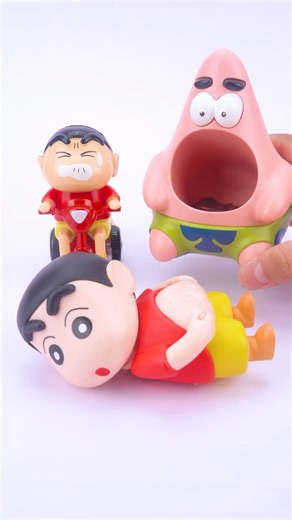 Satisfying with Unboxing and Review Shinchan and Patrick Fun Toys Videos