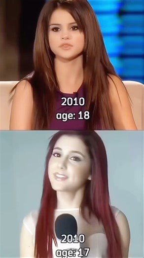 Selena Gomez & Ariana Grande( Evolution)2010 to 2025 🤢✨#selenagomez #arianagrande #evolution#viral