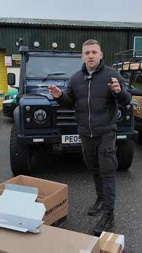 I’m MODIFYING this Land Rover Defender 90 that we are GIVING away 🤯 #landroverdefender #landrover