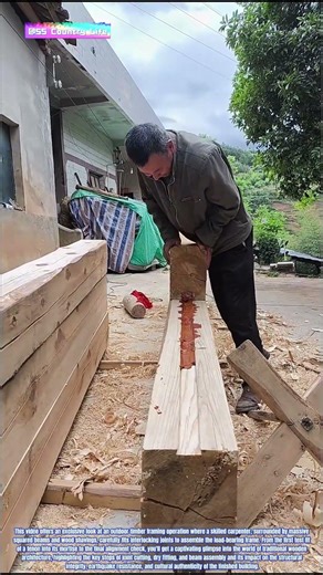Timber Frame Rising:How a Master Carpenter Joins Massive Beams Through Traditional Mortise and Tenon