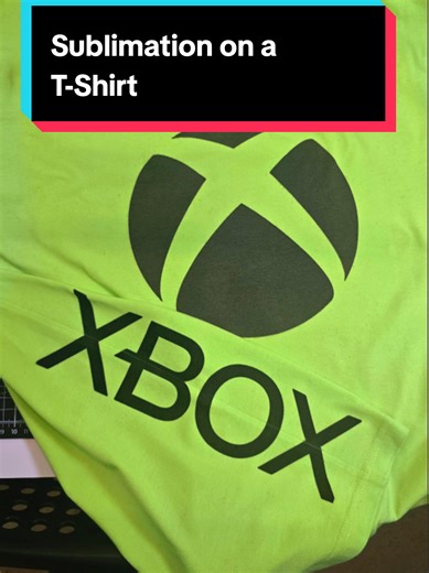 Tried Sublimation on a T-Shirt for the 1st time. learned a lot of what to do and what not to do 😅 #SmallCreator #SmallBusiness #SublimationTok #tshirtsublimation #SublimationNewbie