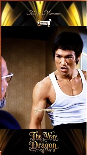Bruce Lee Terrifies A Mob Boss And Thugs 👊