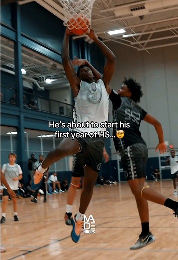 Impressive 8th Grade Basketball Dunk Highlight