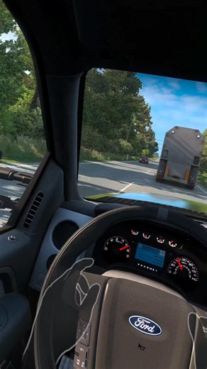 Euro Truck Simulator 2 Ultra Realista #57 | Mod Ford F250 | #Shorts #Gaming #Ets2 #VR #Quest3 #Crash