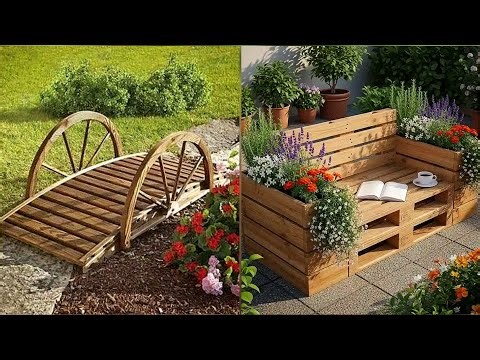 Garden Wood Décor Ideas | 100 Outdoor Wooden Decoration Inspirations