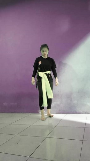 Martial Arts Routine Demonstration with Sword Techniques