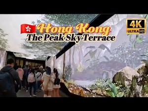 🇭🇰 The Peak Tram | Victoria Peak | Sky Terrace 428 [ 4K ] 2025 Famous Attraction in Hong Kong