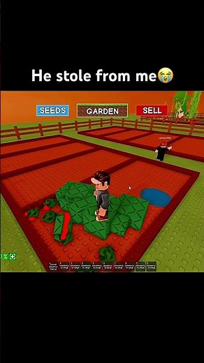 He stole from me😭 #roblox #growagarden #shorts
