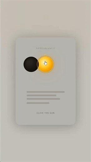 I made a Dark Mode toggle that looks like a Solar Eclipse 🌑 #shorts #daytonight