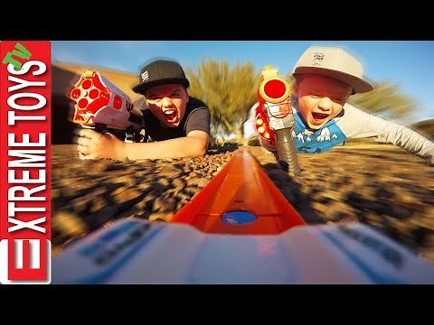 Mission Protect the Hot Wheels Toy Car! Ethan and Cole Bunkr Nerf Mayhem!