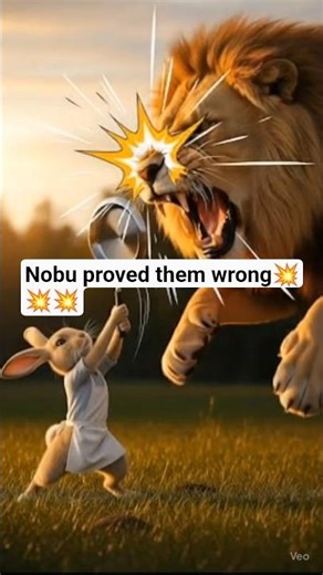 🐰 Nobu vs The Lion — The Frying Pan Strike That Shook The Jungle! 💥