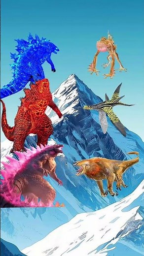 Legendary godzilla all forms vs Monstervars