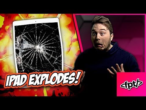 AN IPAD JUST EXPLODED IN AN APPLE STORE...