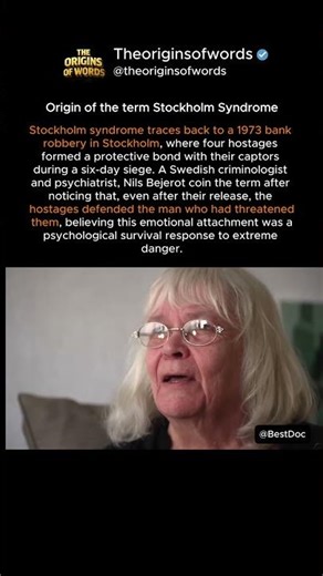 The Origin of the term Stockholm Syndrome #history #historyfacts #shorts
