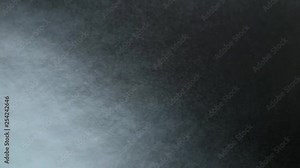 Flying organic or dust particles slow motion animation. Sneeze bacteria flying against black background.