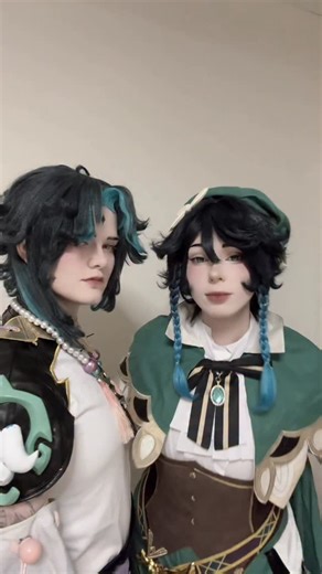 Cosyciel on Instagram: "Xiaoven? 🗣️ Tags: #xiaoven #xiaocosplay #venticosplay #ventigenshinimpact #xiaogenshinimpact genshin impact venti xiao Aether barbatos archon wig styling cosplay coser cos cosplayboy"