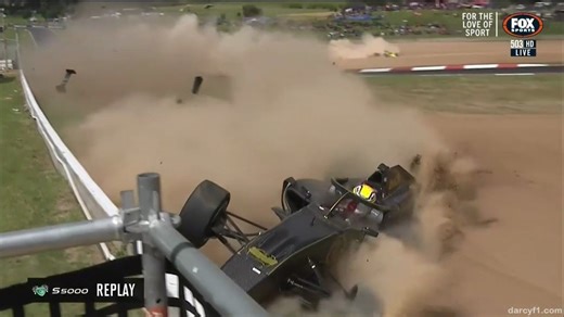Formula S5000 Bathurst 2021 Race 4 Cameron Leeds Huge Crash