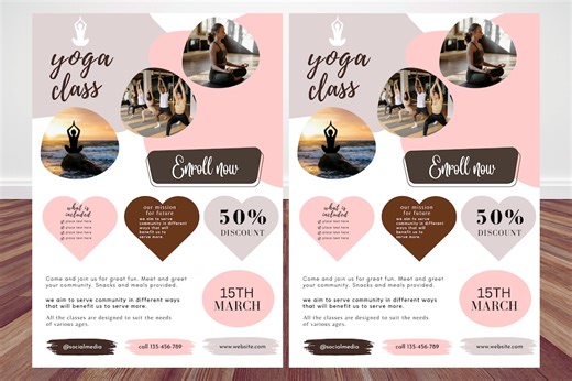 Fitness Flyer CANVA| A4 Flyer Template |wellness Flyer Template |fitness Flyer Printable |diy Flyer| Coach Flyer|digital - Etsy