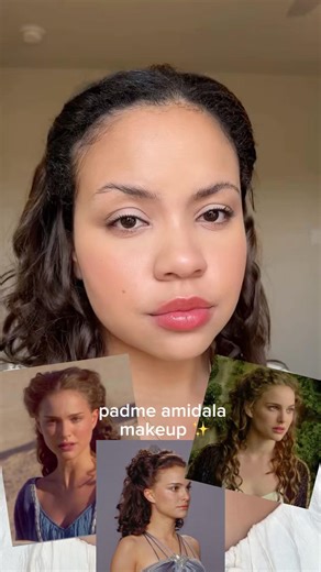 Padme Amidala Makeup ✨🌙 #padmeamidala #natalieportman #starwars #etherealmakeup #padmeamidalamakeup