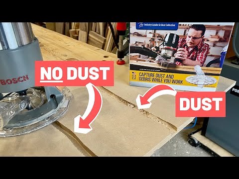 Review of Oneida Dust-Free Router Hood // Best Dust Collection for Routers?