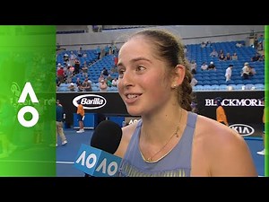 Jelena Ostapenko on court interview (2R) | Australian Open 2018