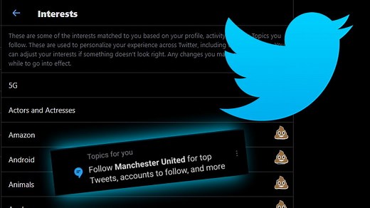 Turn off Topic Suggestions and Interests at Twitter with this handy script