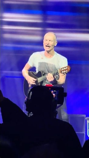 STING SINGS FRAGILE LIVE IN ATLANTIC CITY #sfrose #sting #fragile #live #music #concert #fyp