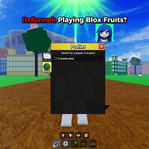 ITSFUNNEH PLAYING BLOX FRUITS? 🧁✨ #roblox #bloxfruits #gogesisa